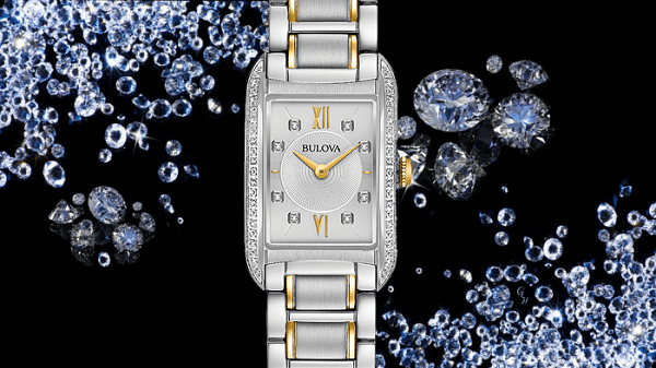Đồng hồ Bulova nữ mặt vuông