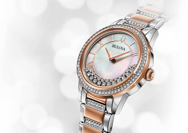 Đồng hồ Bulova nữ mặt tròn
