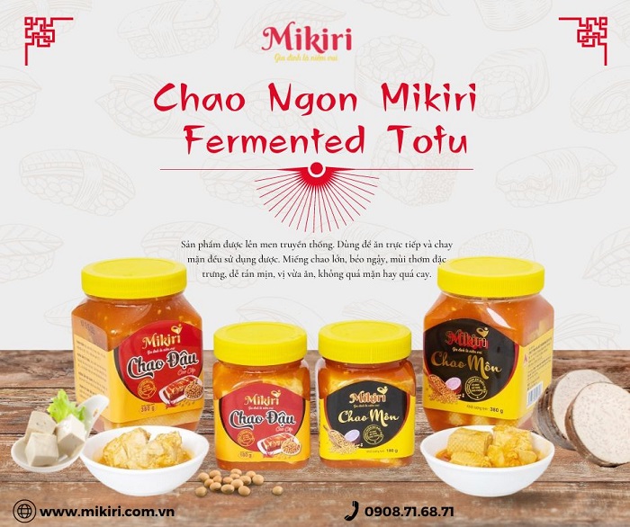 Chao Mikiri - Chao ngon lên men tự nhiên Fermented-tofu