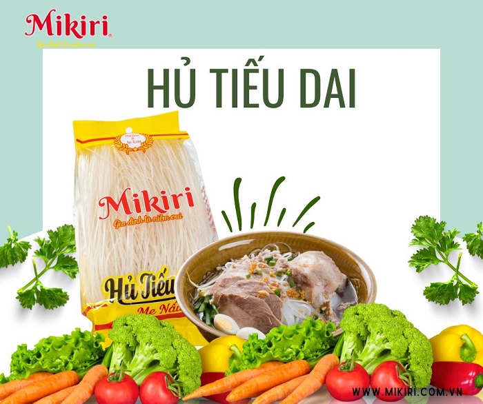 Hủ tiếu dai Mikiri - Nguyên liệu nấu món ăn ngon cho gia đình Hu-tieu
