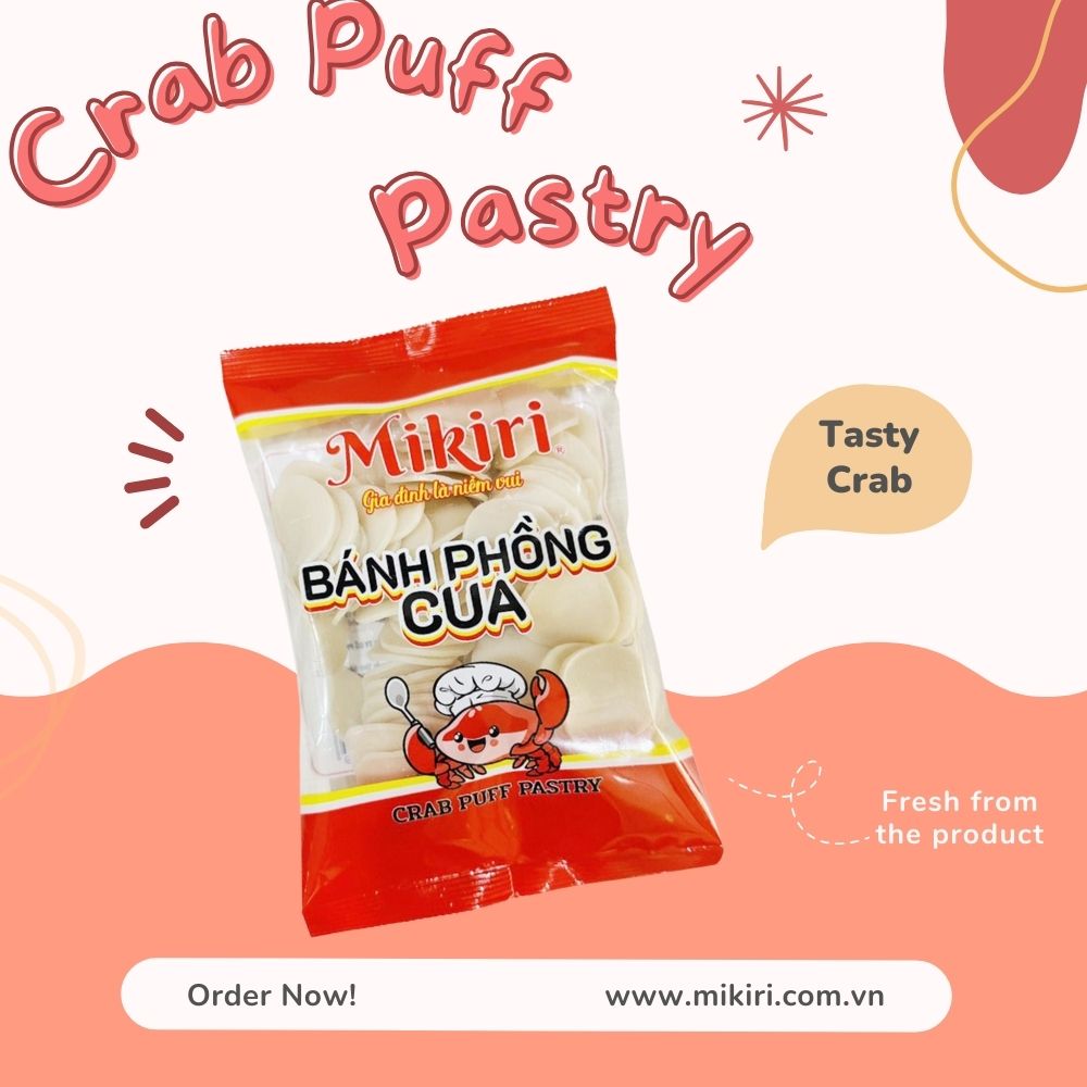 BÁNH PHỒNG CUA MIKIRI - MÓN BÁNH ĐẬM VỊ GIÒN TAN Phong-cua