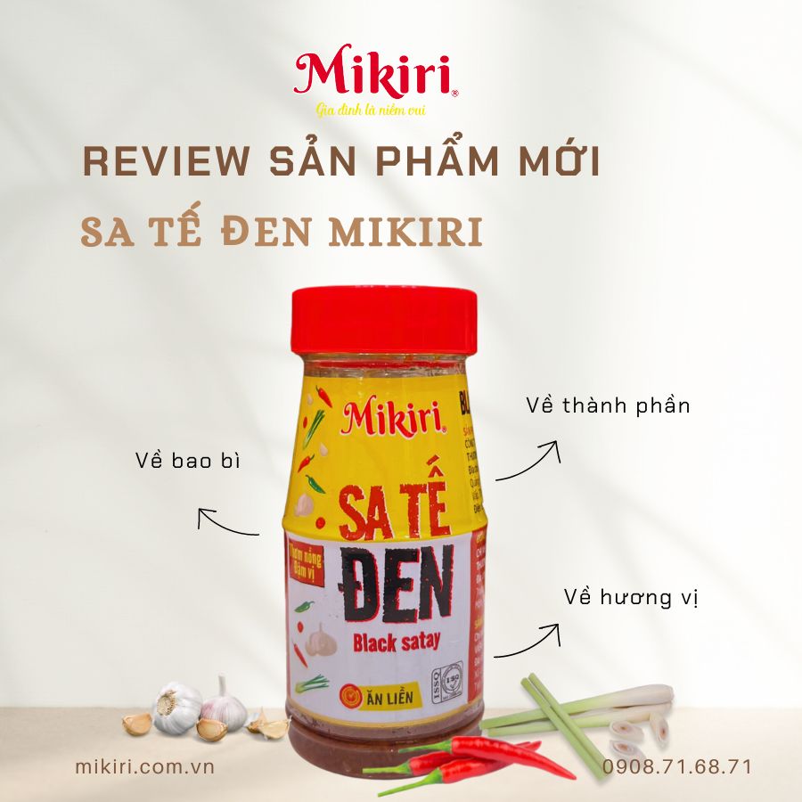 Review sản phẩm mới: Sa tế đen Mikiri