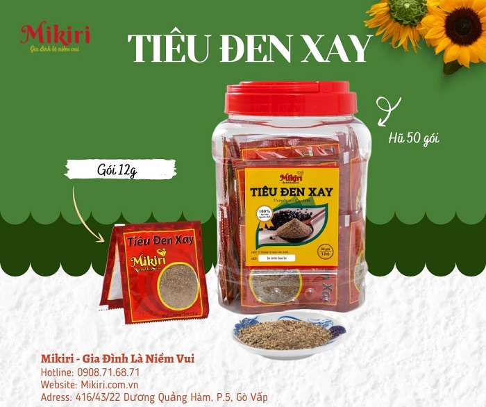 TIÊU ĐEN MIKIRI - VỊ CAY THƠM ĐẶC TRƯNG VÙNG ĐẮK LẮK Tieu-den-xay-b65946ea-8fd2-46dd-982c-83af71f7ce5f