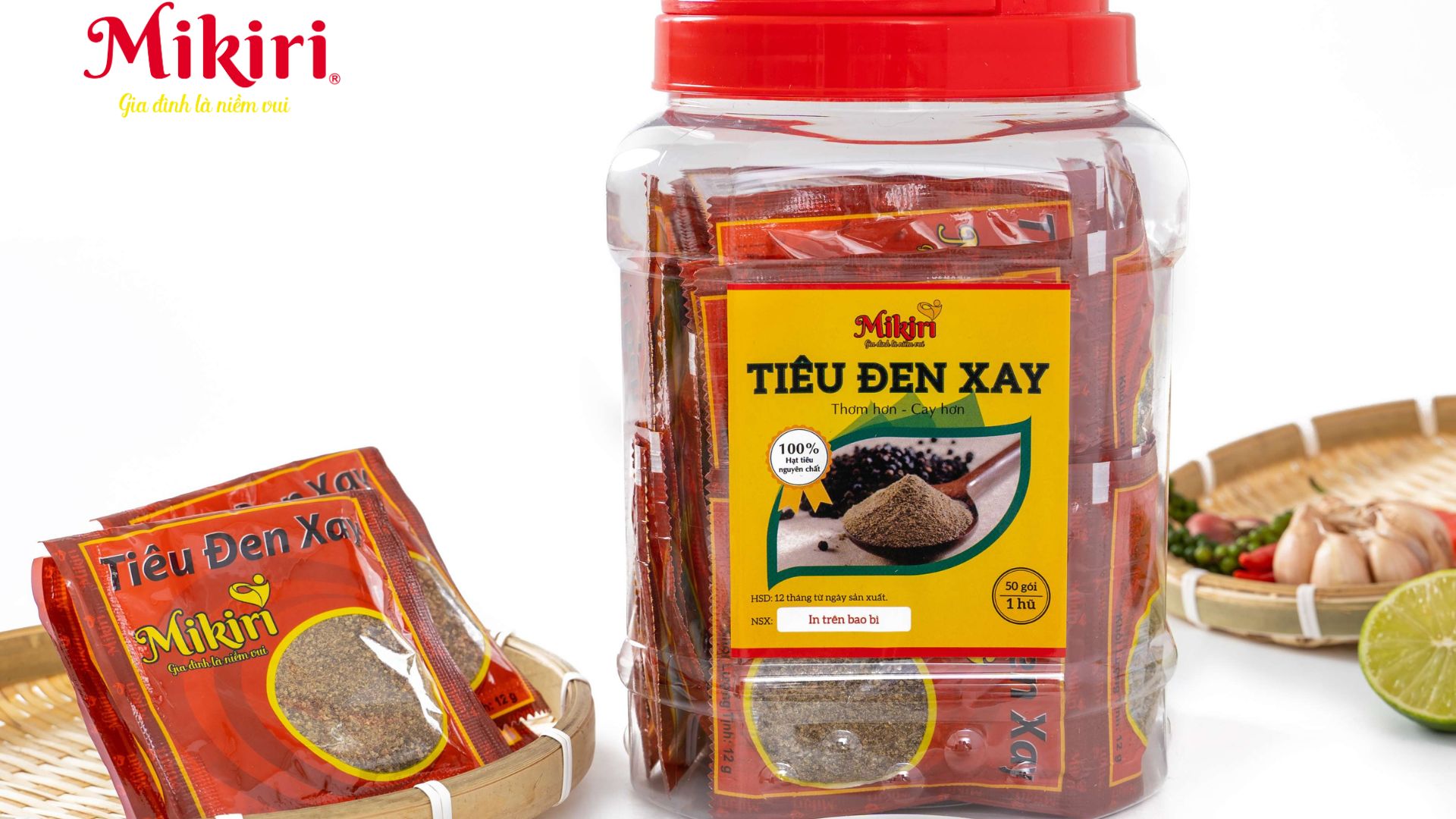 TIÊU ĐEN MIKIRI - GIA VỊ NGUYÊN CHẤT TỰ NHIÊN Tieu-mikiri