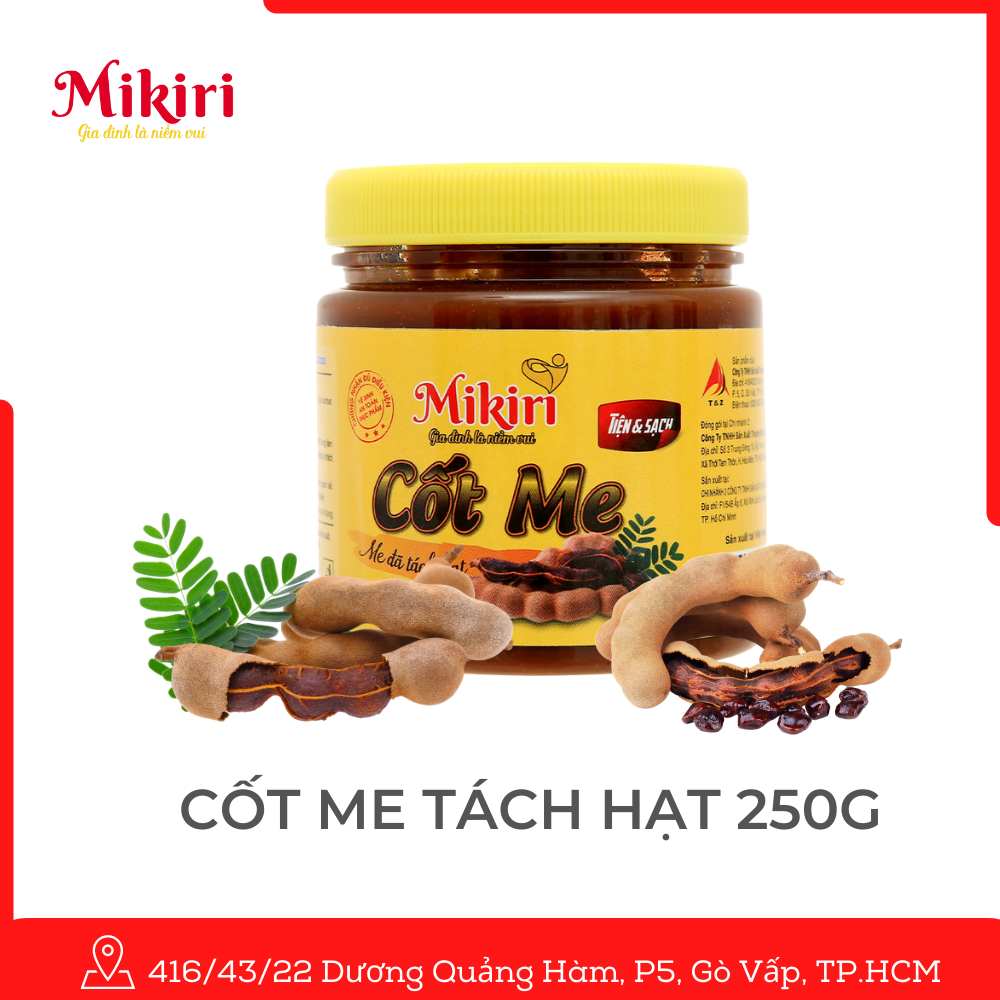 Cốt me đã tách hạt Mikiri loại cao cấp, tiện dụng 17