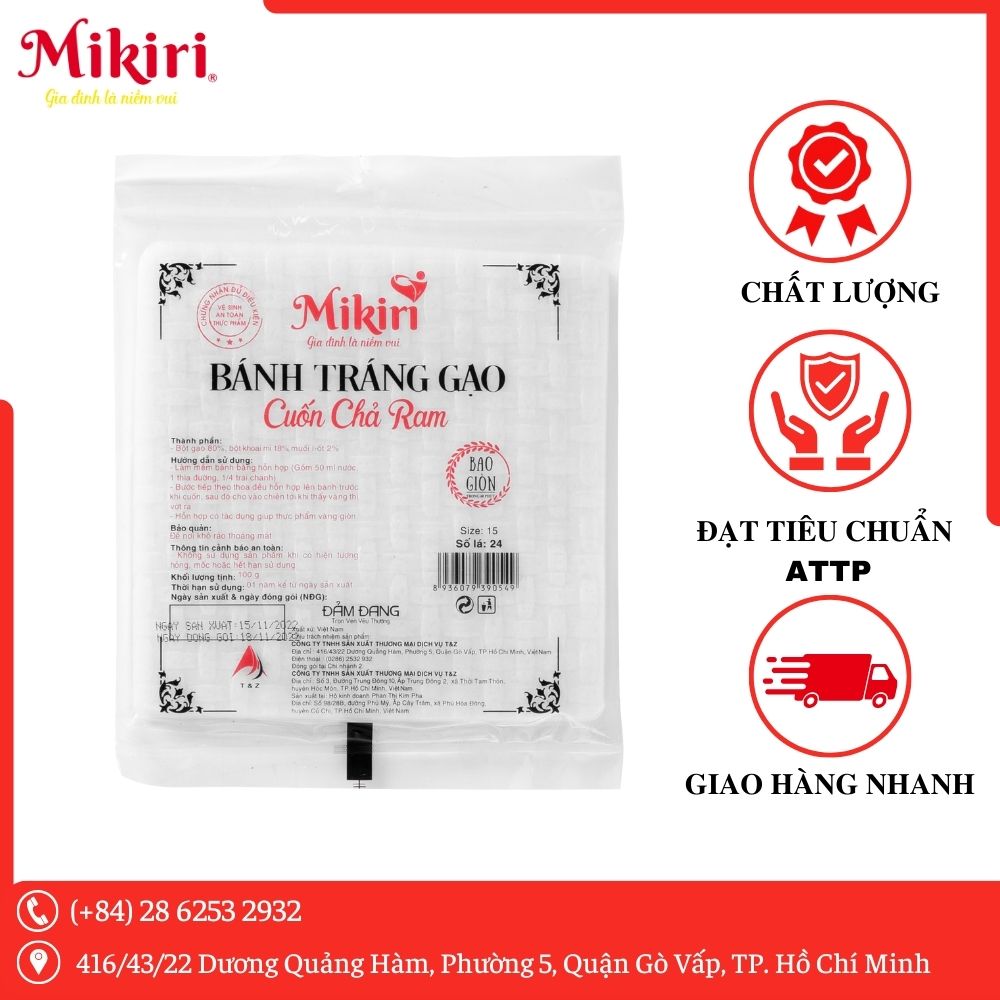 Chả ram giòn rụm từ bánh tráng Mikiri 19