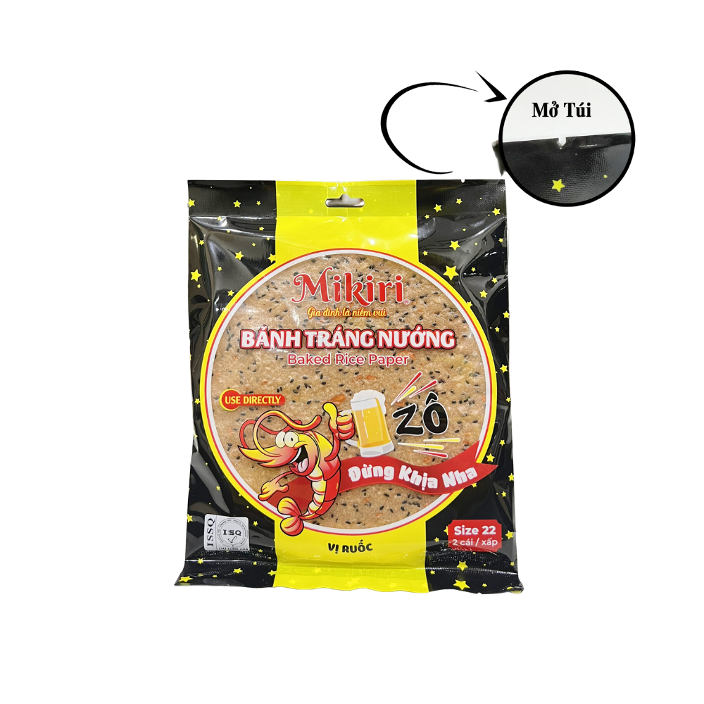 Bánh tráng nướng ăn liền - Vị ruốc