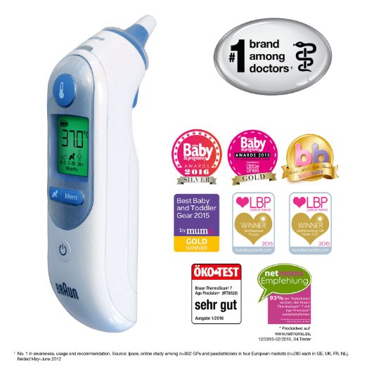 NHIỆT KẾ BRAUN BNT400WE ĐA NĂNG 3 TRONG 1 ĐO CƠ THỂ VÀ NHIỆT ĐỘ THỨC ĂN