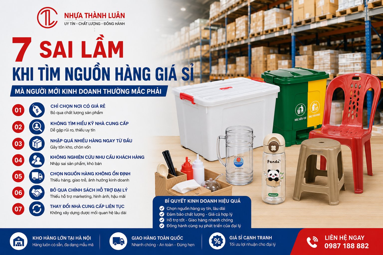 7 Sai Lầm Khi Tìm Nguồn Hàng Giá Sỉ Mà Người Mới Kinh Doanh Thường Mắc Phải