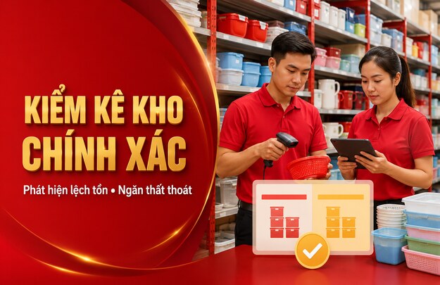 Quy Trình Kiểm Kê Kho Đồ Gia Dụng: Phát Hiện Lệch Tồn Và Ngăn Thất Thoát