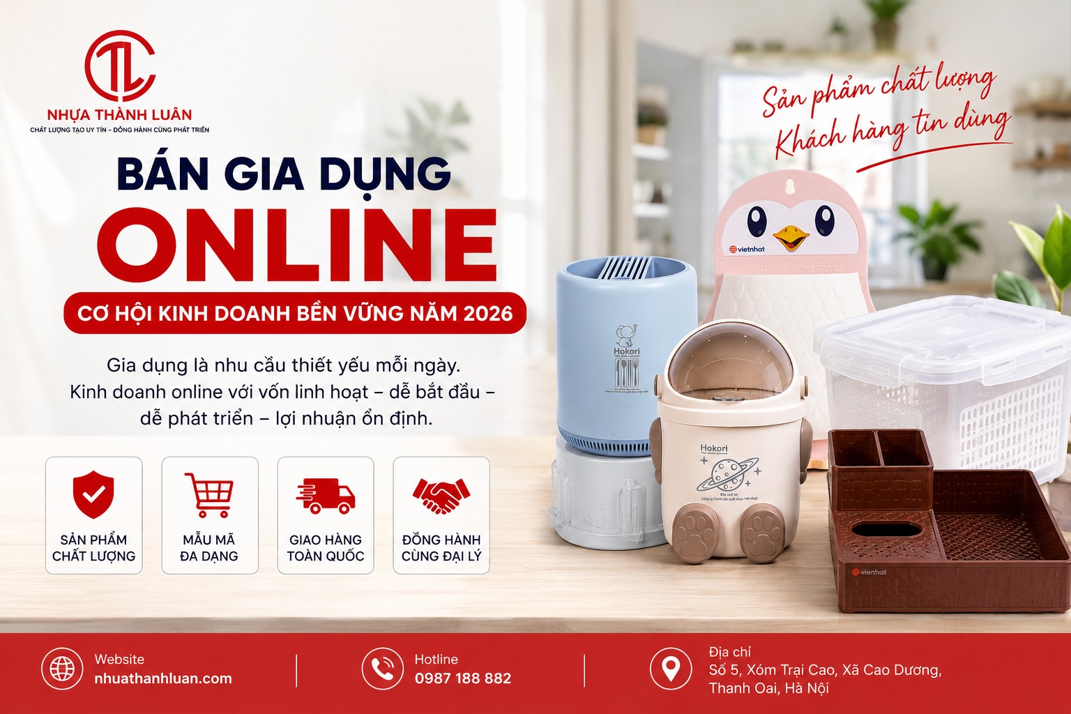 Bán Gia Dụng Online Năm 2026 – Cơ Hội Lớn Cho Người Biết Đi Đúng Hướng