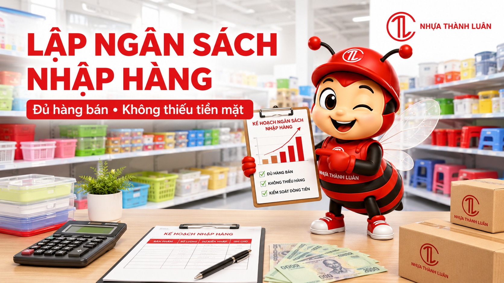 Cách Lập Ngân Sách Nhập Hàng Cho Cửa Hàng Gia Dụng: Đủ Hàng Bán Mà Không Thiếu Tiền Mặt
