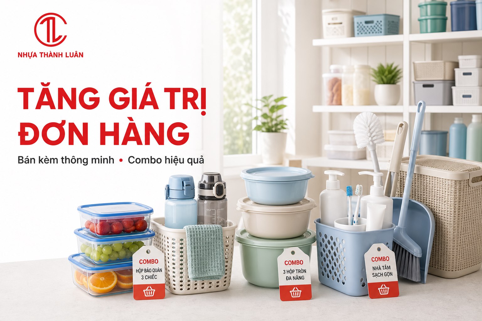 Cách Tăng Giá Trị Đơn Hàng Cho Cửa Hàng Gia Dụng Bằng Bán Kèm Và Combo