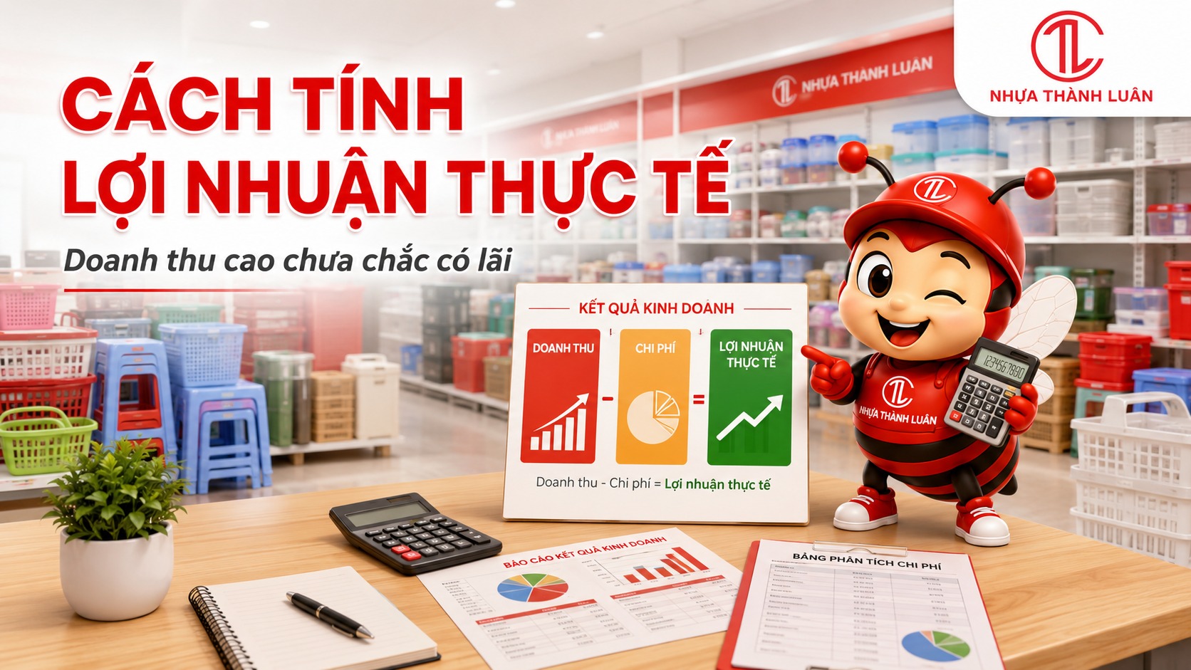 Cách Tính Lợi Nhuận Thực Tế Của Cửa Hàng Gia Dụng: Doanh Thu Cao Chưa Chắc Có Lãi