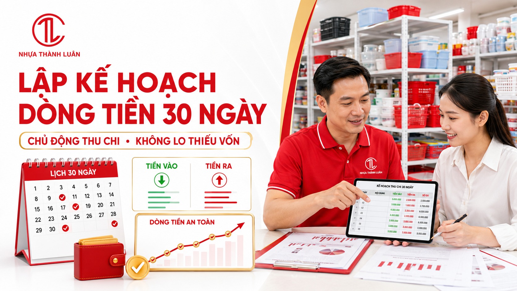 Lập Kế Hoạch Dòng Tiền 30 Ngày Cho Đại Lý Đồ Gia Dụng