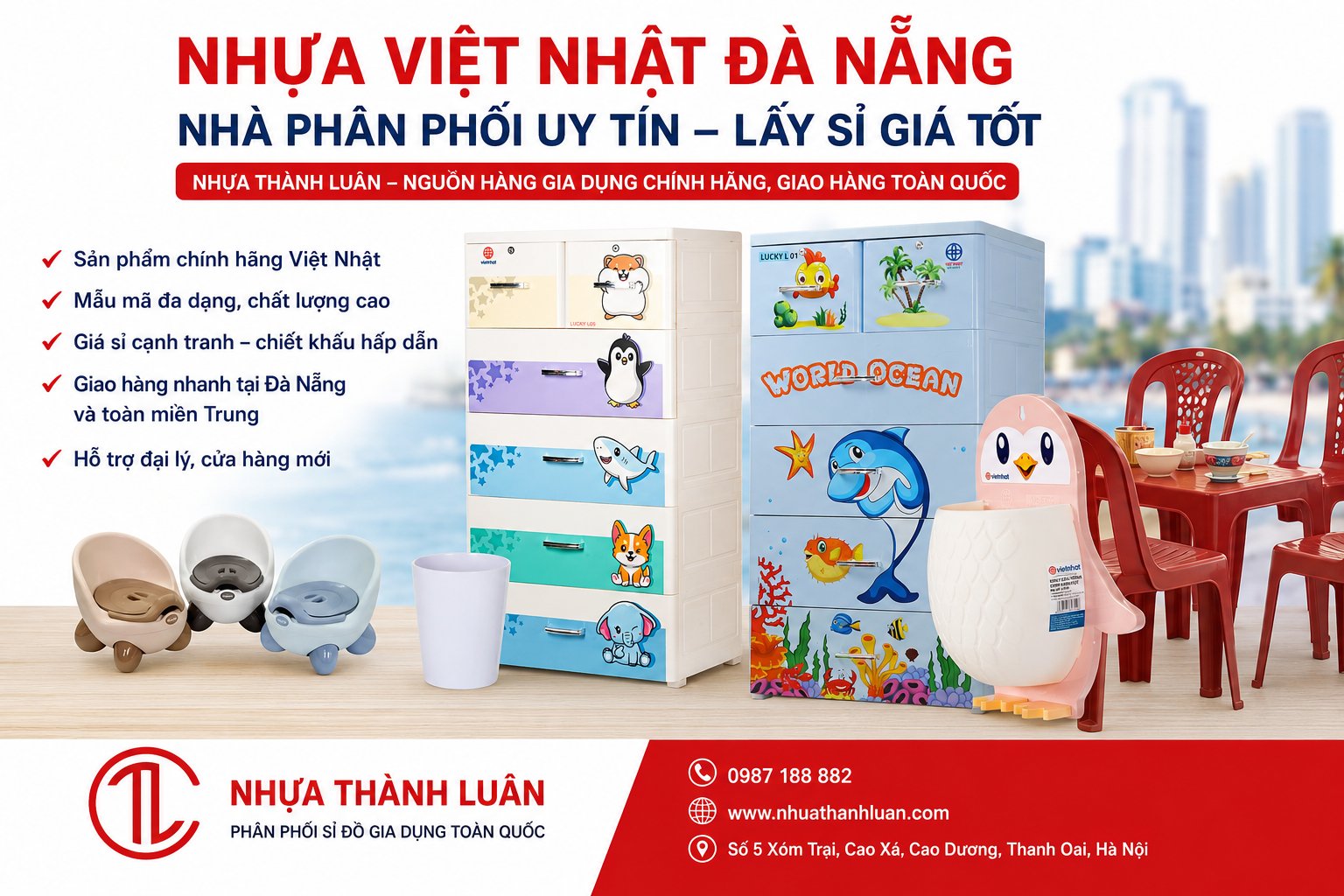 Nhựa Việt Nhật Đà Nẵng Ở Đâu? Nhà Phân Phối Nhựa Việt Nhật Tại Đà Nẵng Và Nguồn Lấy Sỉ Uy Tín