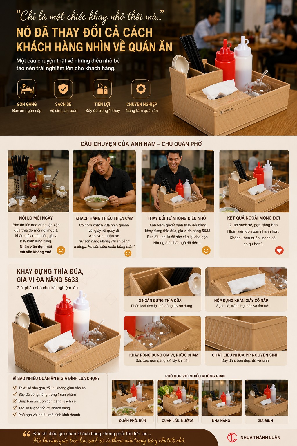 Chỉ là một chiếc khay nhỏ thôi mà…”
