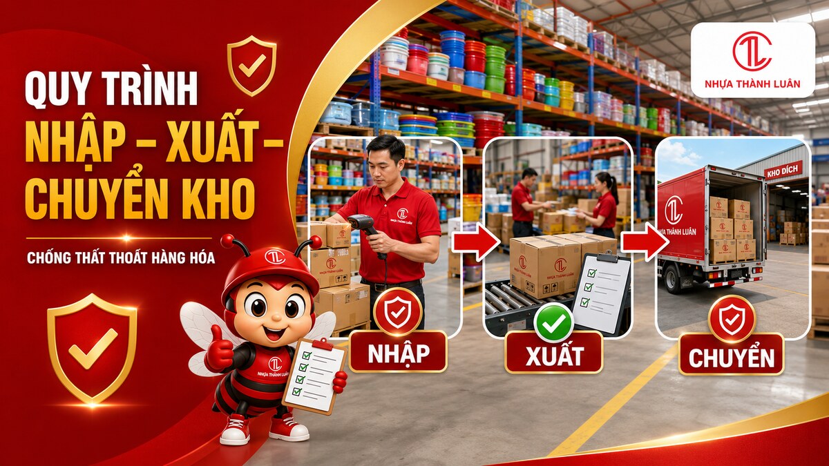 Quy Trình Nhập – Xuất – Chuyển Kho Hàng Gia Dụng Chống Thất Thoát