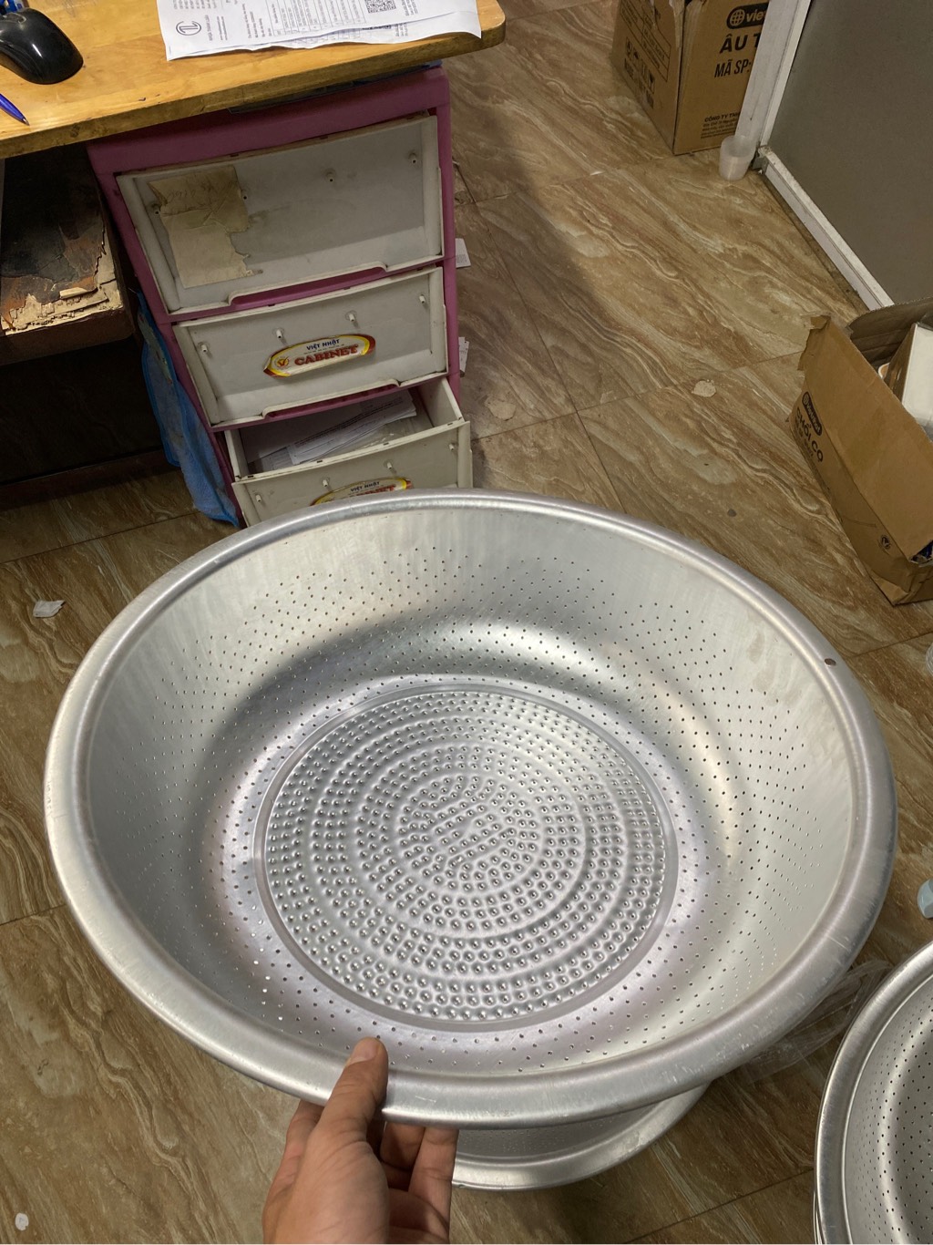 rổ rá nhôm 3đg4 54 cm