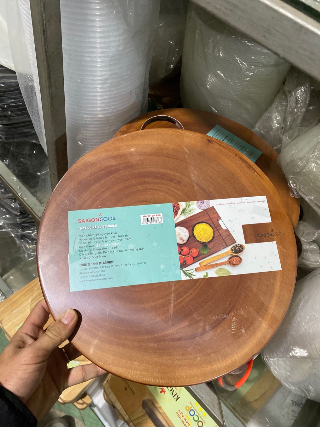 Thớt gỗ xà cừ SH 888