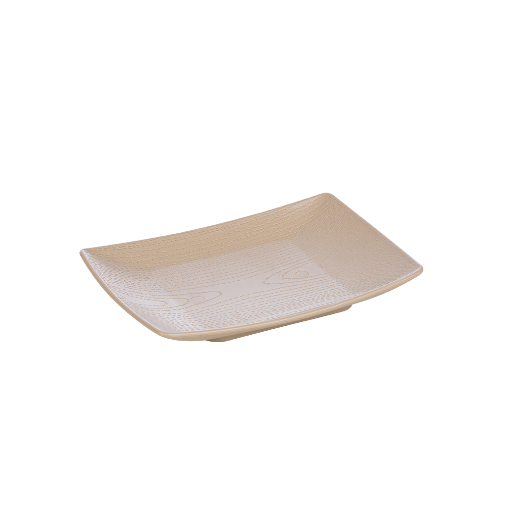 ĐĨA CHỮ NHẬT VÂN GỖ BÉ 1180