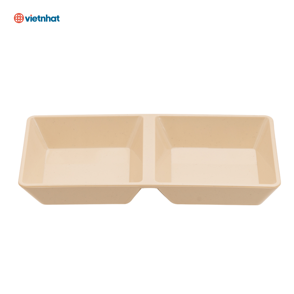 ĐĨA CHẤM PHÍP VUÔNG 2 NGĂN 1220