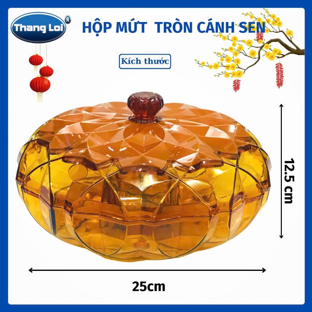 mứt tròn cánh sen SG 25X12.5