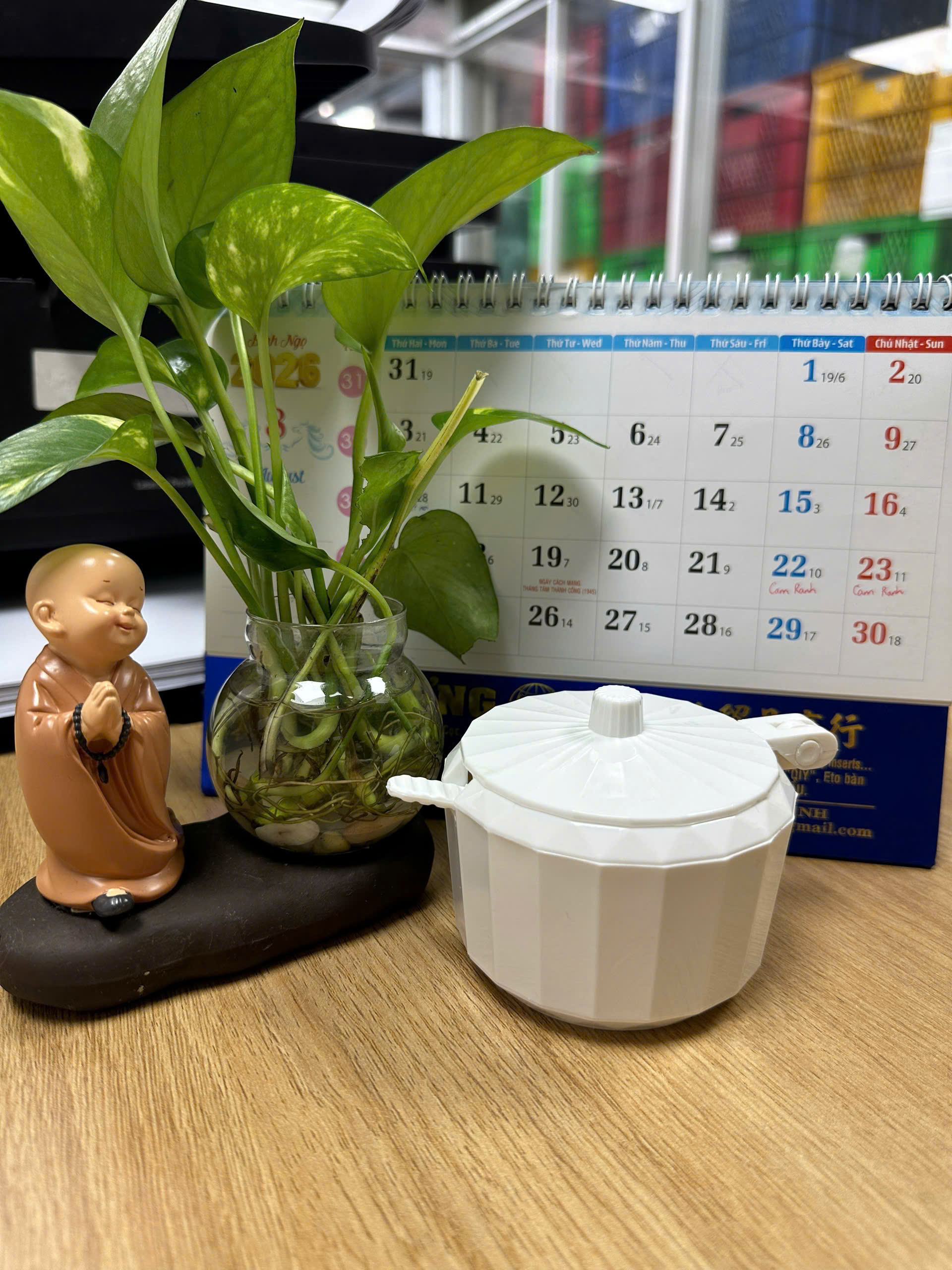 hũ gia vị có muỗng TL087