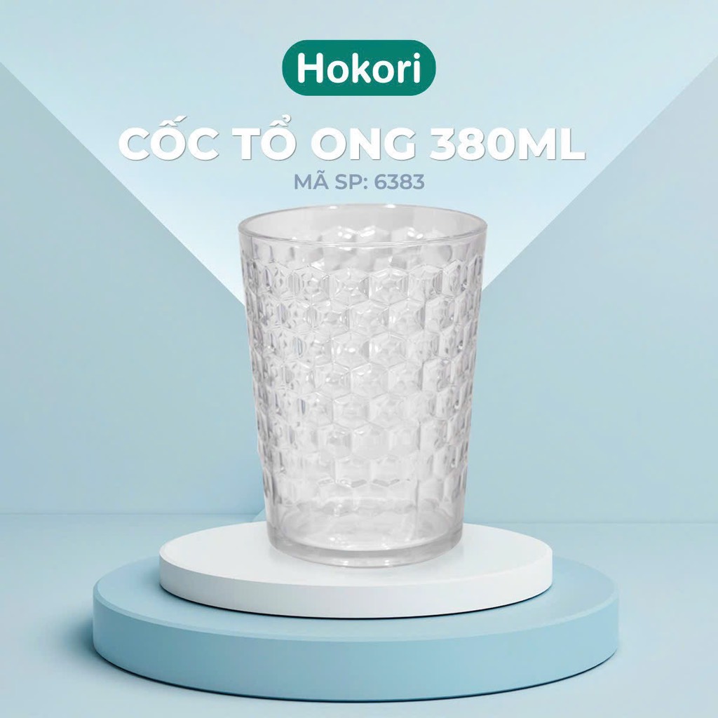 CỐC TỔ ONG 380ML HOKORI 6383