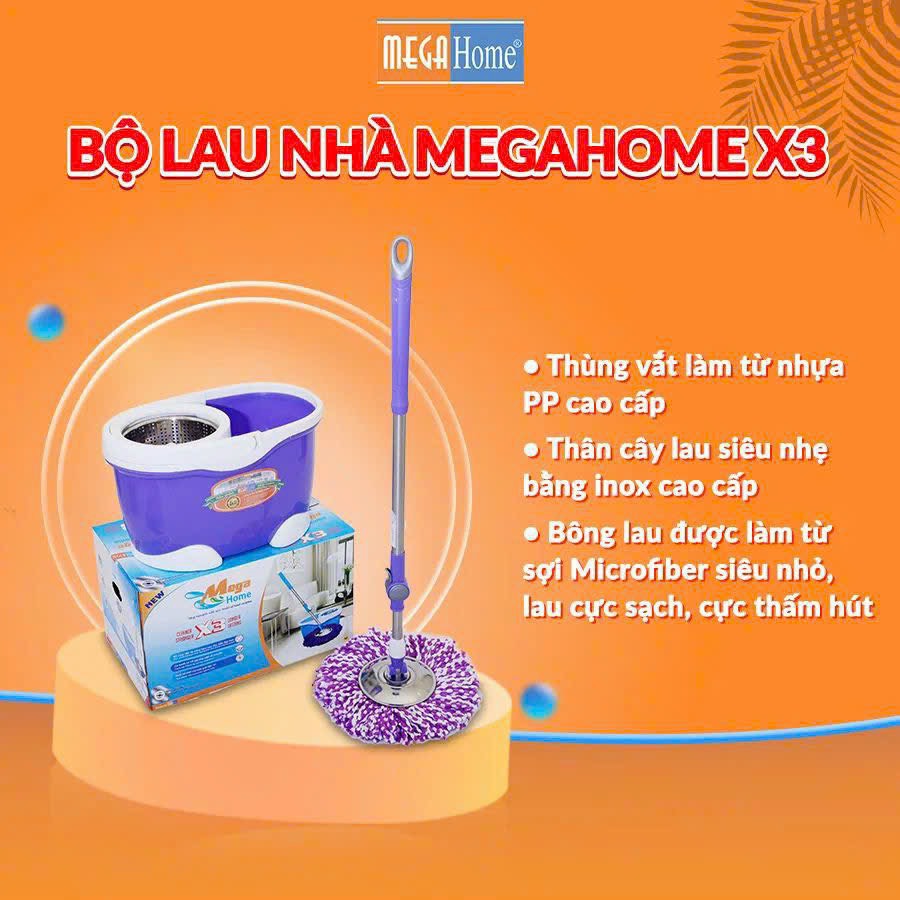 Bộ lau nhà Megahome X3