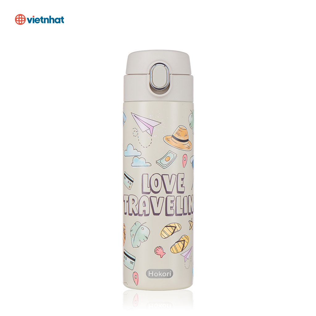 BÌNH GIỮ NHIỆT SUNNY 460ML HOKORI 0124