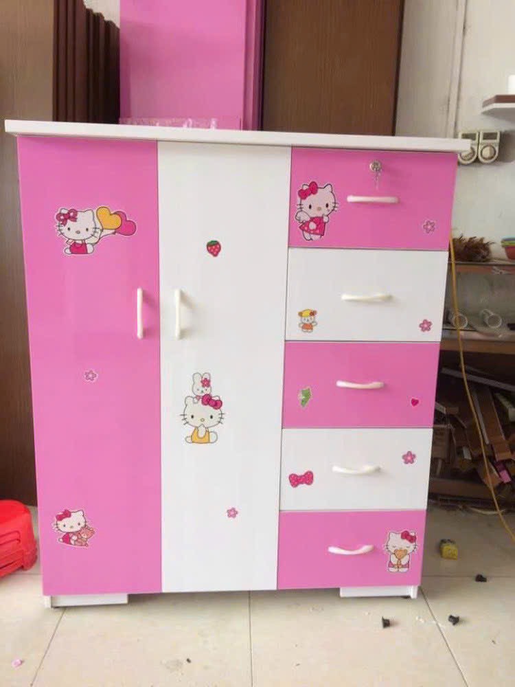 tủ đài loan 2 cánh 5 ngăn R105 X C125 X S40 CM