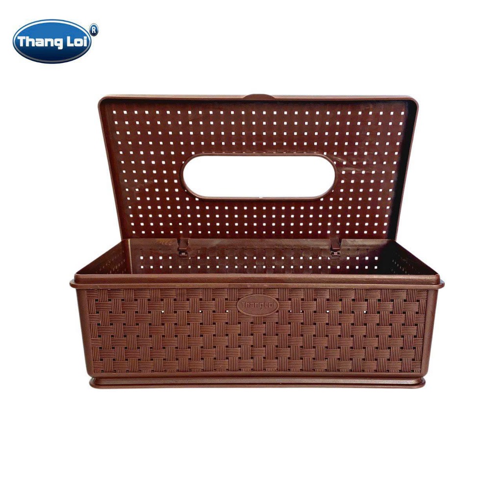 hộp giấy chữ nhật đan mây lớn TL067