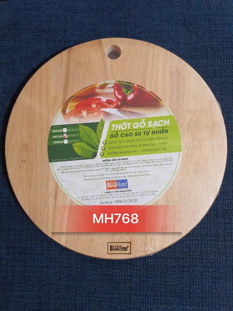 thớt gỗ tròn 768