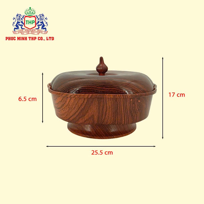 mứt mai nhạc vân gỗ