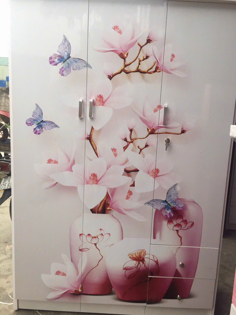 tủ 3 buồng 125 x 185 x 45 3D