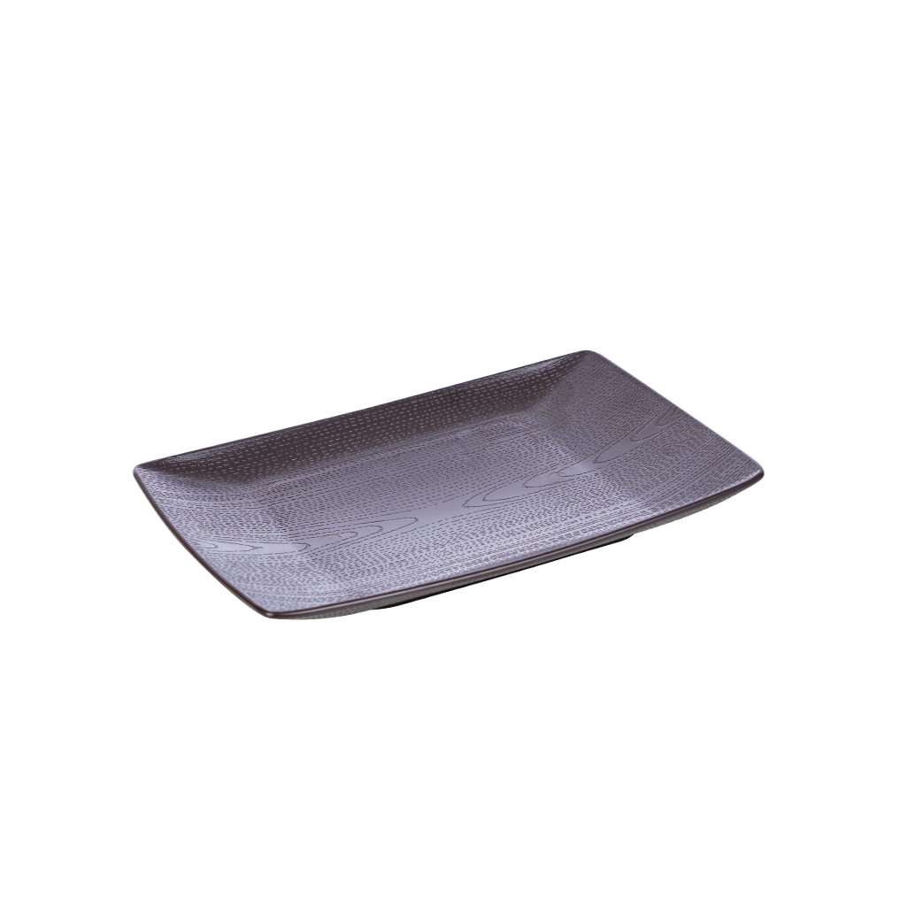 ĐĨA CHỮ NHẬT VÂN GỖ BÉ 1180