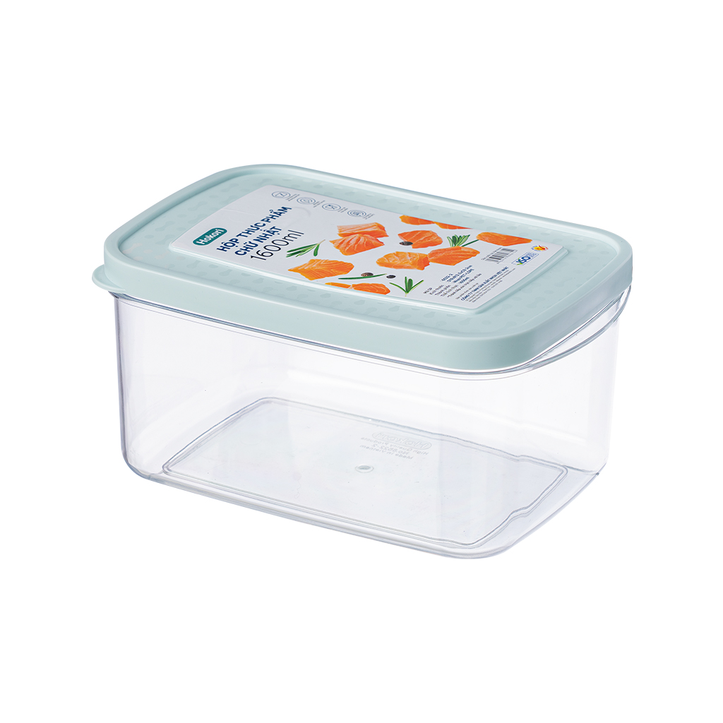 HỘP THỰC PHẨM CHỮ NHẬT1600ML HOKORI 6522-2
