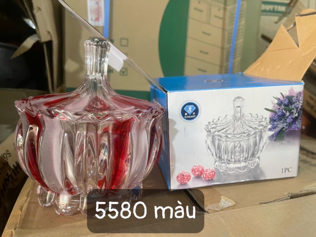 thố mứt 5580 màu phi 15cm