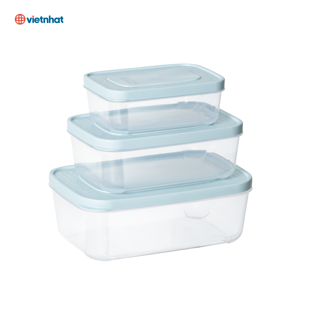 BỘ HỘP THỰC PHẨM CHỮ NHẬT HOKORI 6533