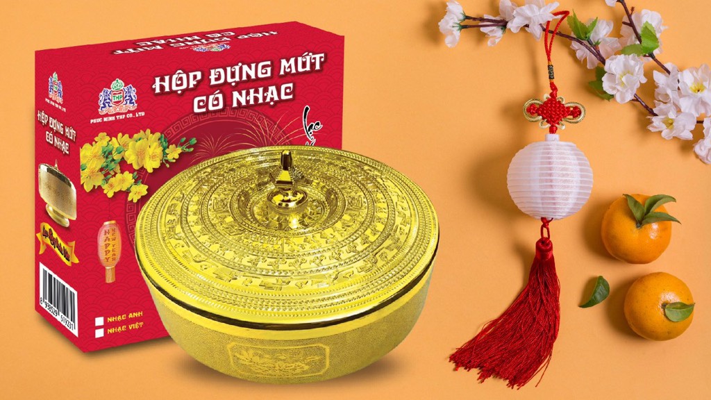 mứt nhạc trống đồng SG