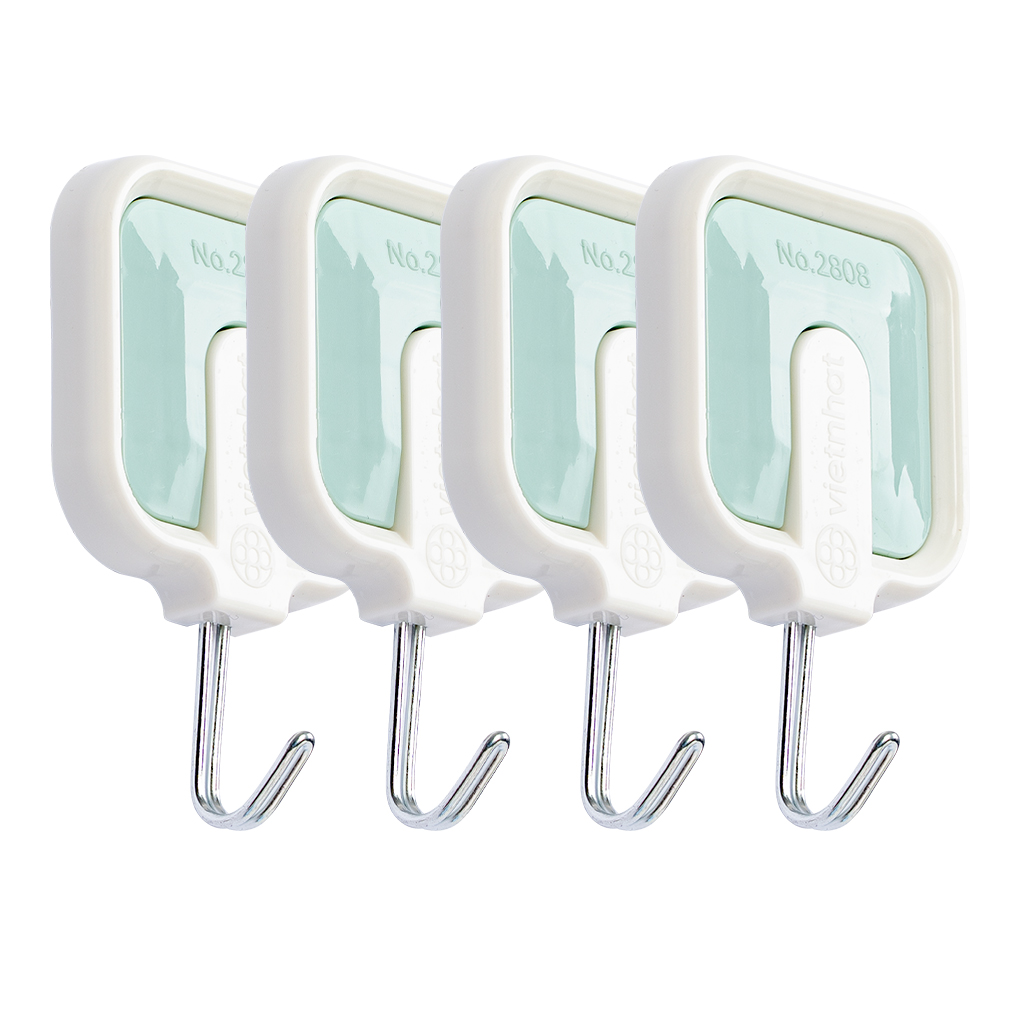 Bản sao của MÓC DÍNH VUÔNG DÁN TƯỜNG BỘ 4 2808-4
