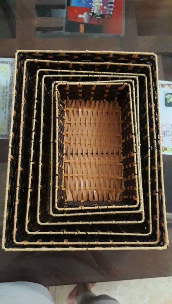 khay chữ nhật 10x20 mây