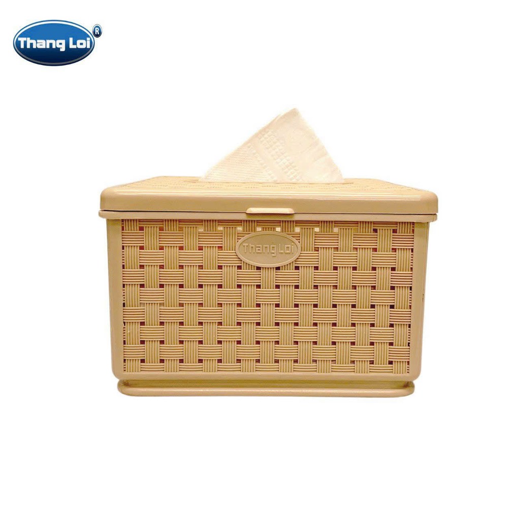 Hộp giấy vuông đan mây lớn  TL065