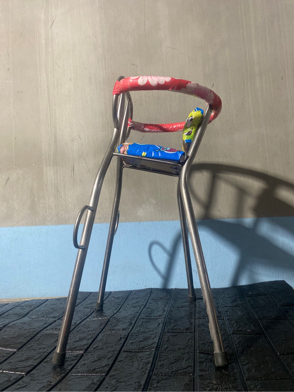 ghế xe lết inox( k nhận hàng trả)