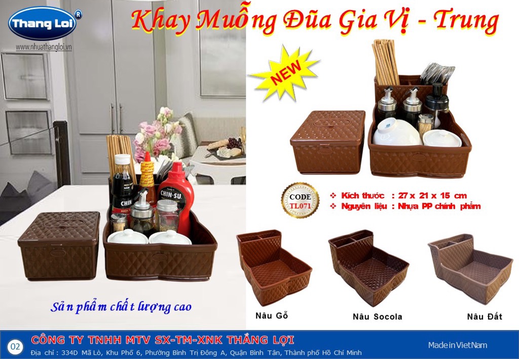 khay muỗng đũa gia vị trung 071