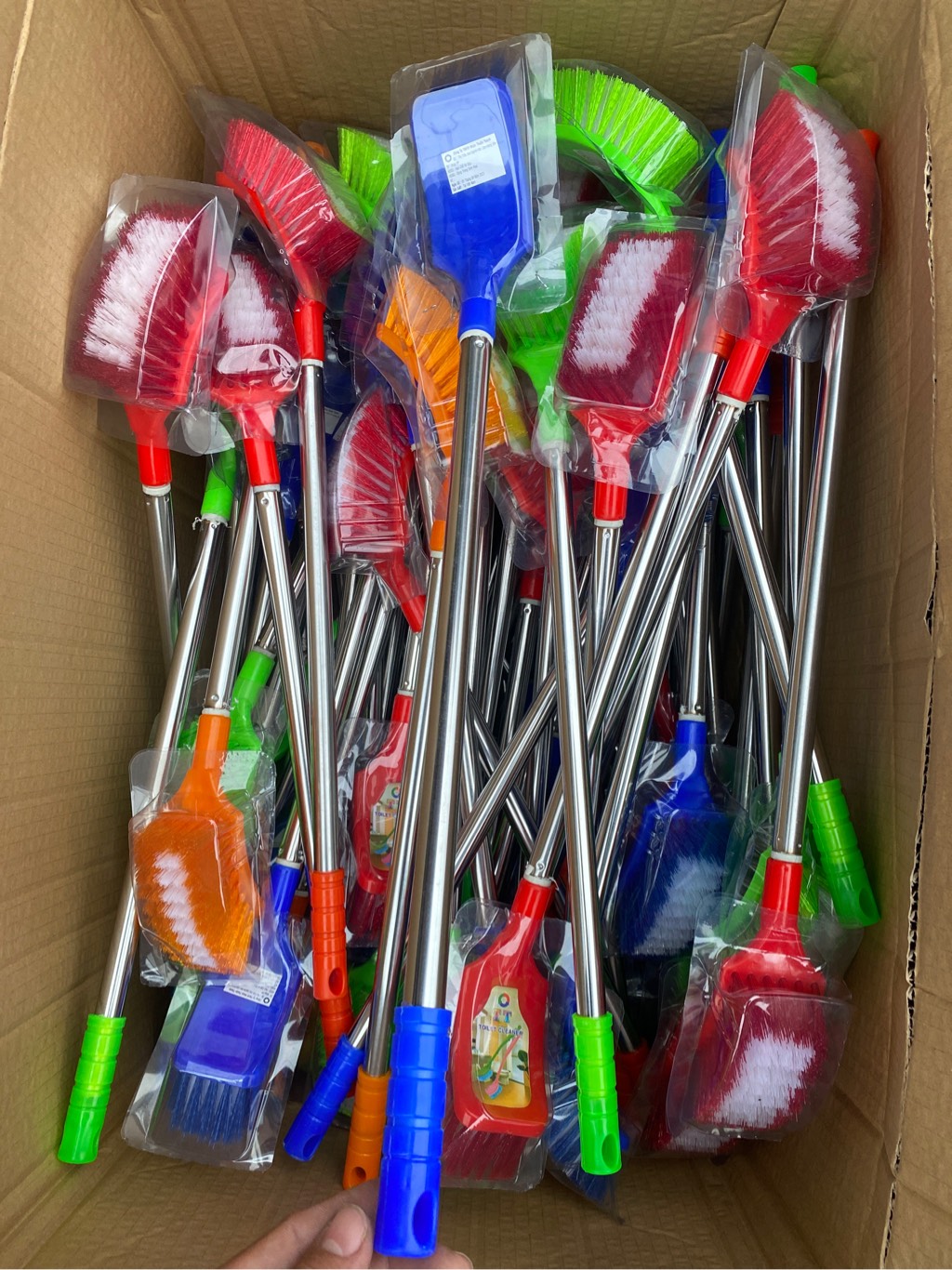 cọ cong cán inox TT