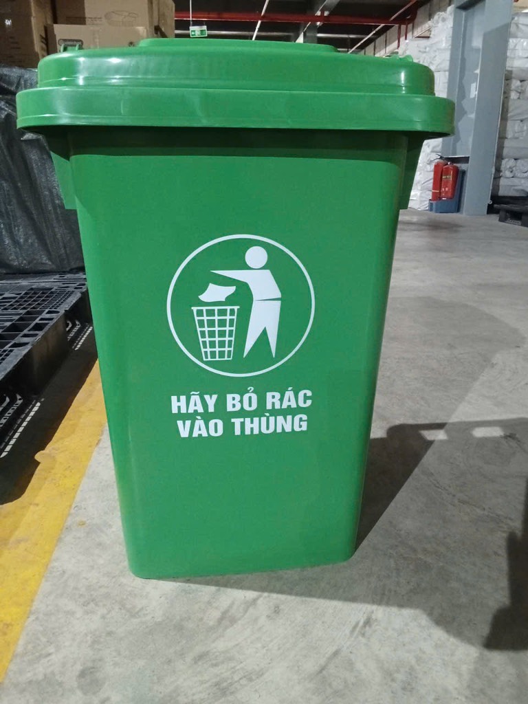 THÙNG RÁC CÓ BÁNH XE 120L GLCC 9110