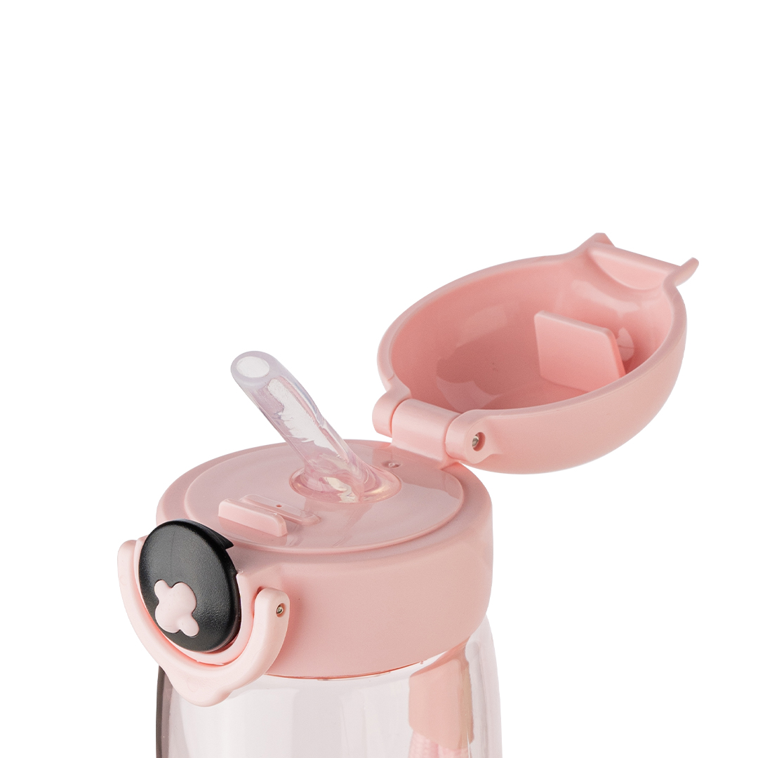 BÌNH NƯỚC TRẺ EM PANDA 480ML HOKORI 0080