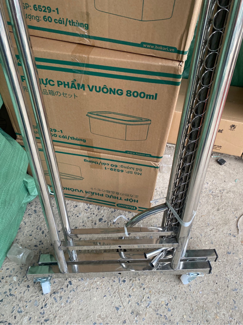 dàn phơi kép SG thấp bánh xe vs